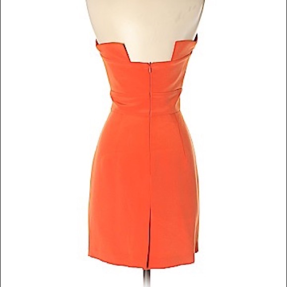 Ani Lee Taryn Orange plunge sweetheart dress - Picture 8 of 15